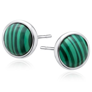 Cercei argint cu piatra verde DiAmanti Z2024ER_ML-DIA (Argint 925‰ 1,2 g.)